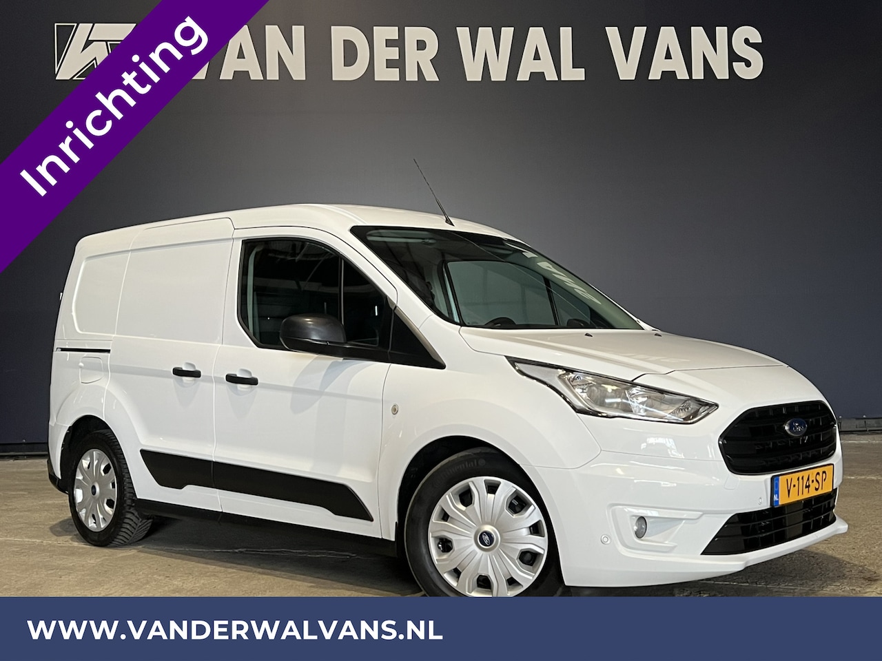 Ford Transit Connect - 1.5 EcoBlue 100pk L1H1 inrichting Euro6 Airco | Trekhaak | Cruisecontrol | Verwarmde voorr - AutoWereld.nl