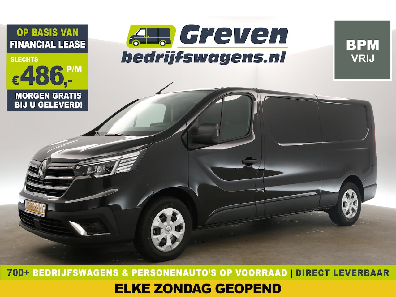 Renault Trafic - 2.0 Blue dCi T30 L2H1 Advance | NIEUW | BPM VRIJ | LED Clima Carplay Camera 3 Persoons Nav - AutoWereld.nl