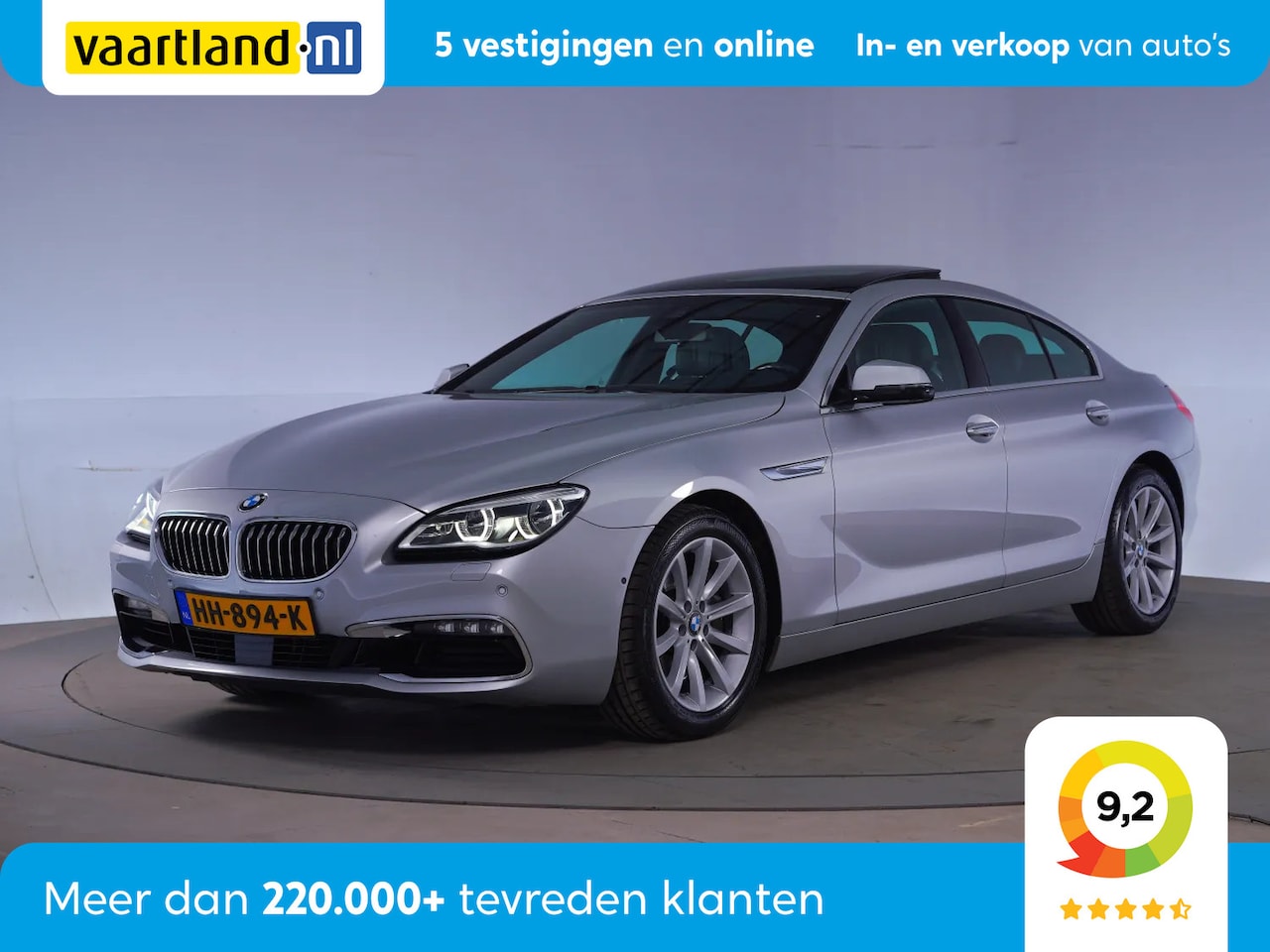 BMW 6-serie Gran Coupé - 640i High Executive Luxury Aut. [ Pano Soft-close Leder H/K HUD ] - AutoWereld.nl