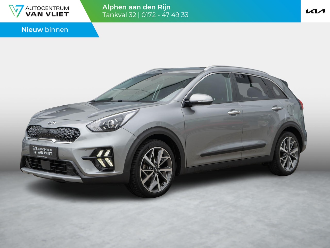 Kia Niro - 1.6 GDi Hybrid DynamicPlusLine Navigatie | Achteruitrijcamera | 18 inch lm velgen | - AutoWereld.nl