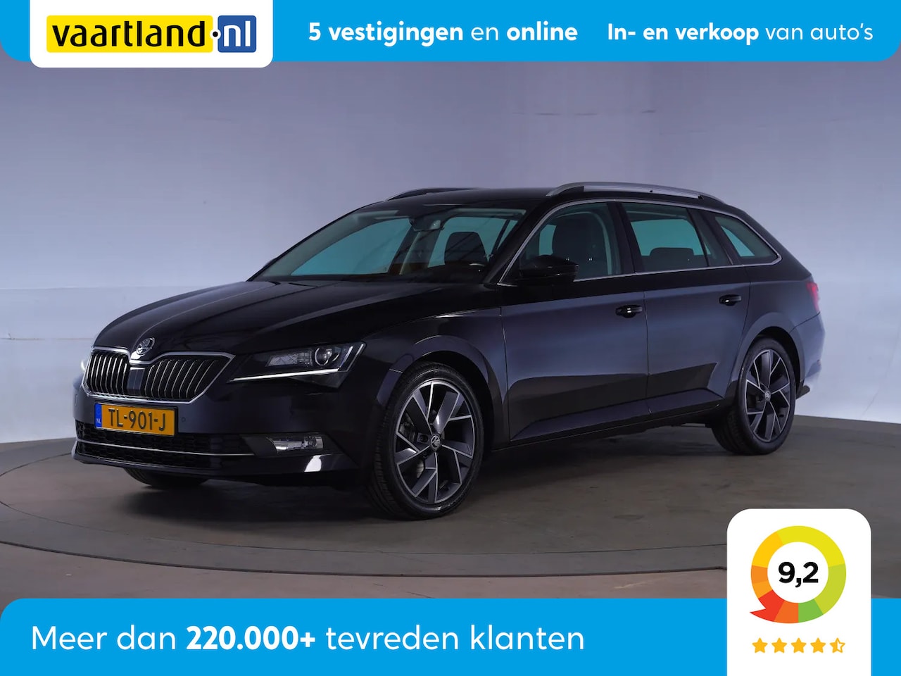 Skoda Superb Combi - 1.4 TSI 150pk Ambition Business Sport Aut. [ Navi Stoelverwarming Trekhaak ] - AutoWereld.nl