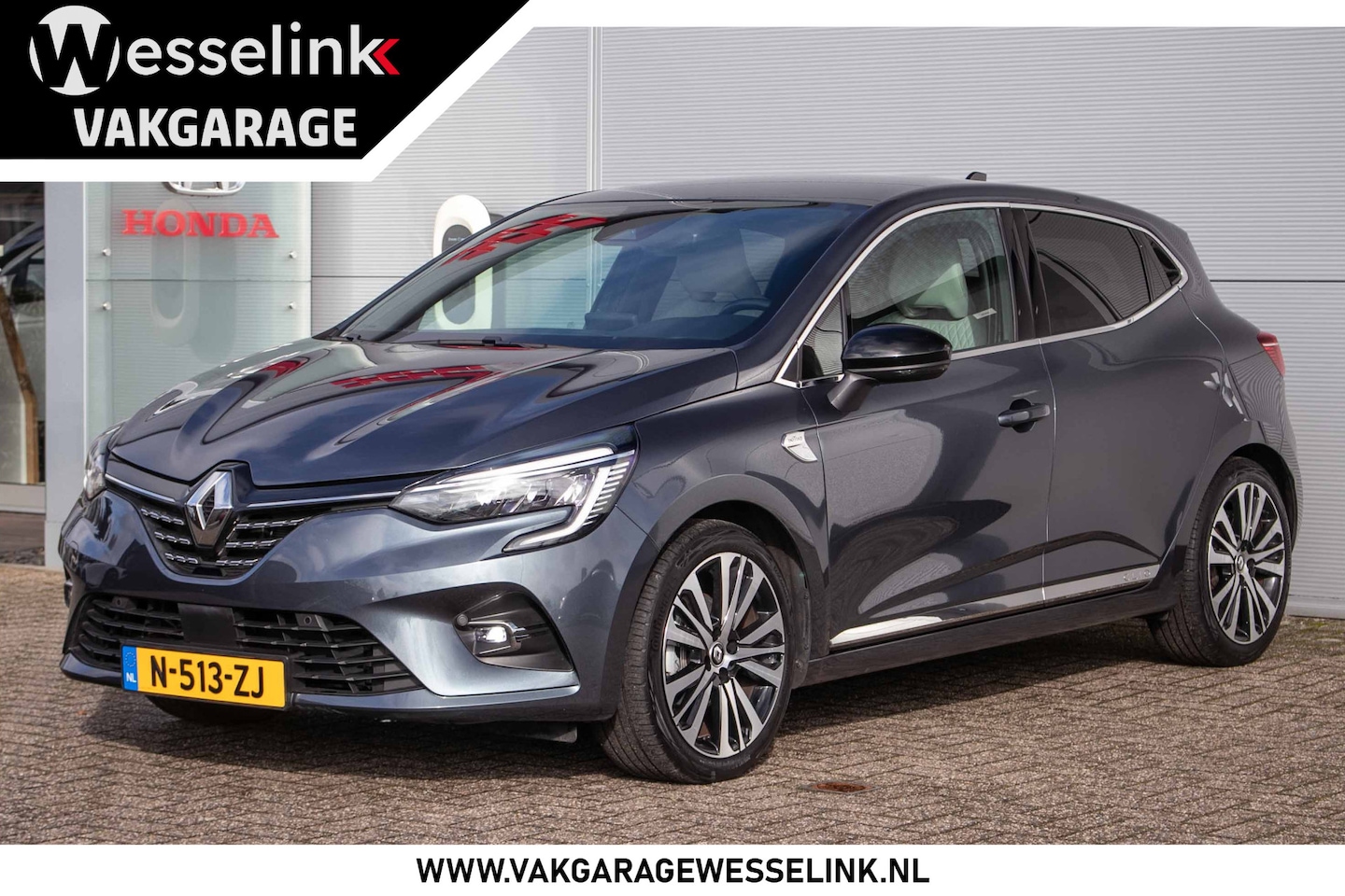 Renault Clio - 1.6 E-Tech Hybrid 140 Initiale Paris All-in rijklaarprijs | Nav | Leer | Stoelverw. | LED - AutoWereld.nl