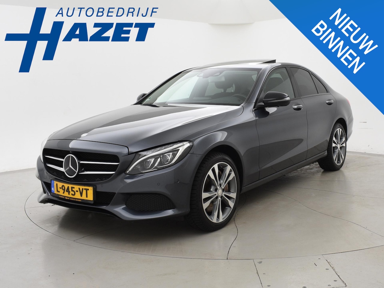 Mercedes-Benz C-klasse - 400 V6 4MATIC 333 PK + BURMESTER | DISTRONIC | HEAD-UP | SCHUIFDAK | ELEK. TREKHAAK | STOE - AutoWereld.nl