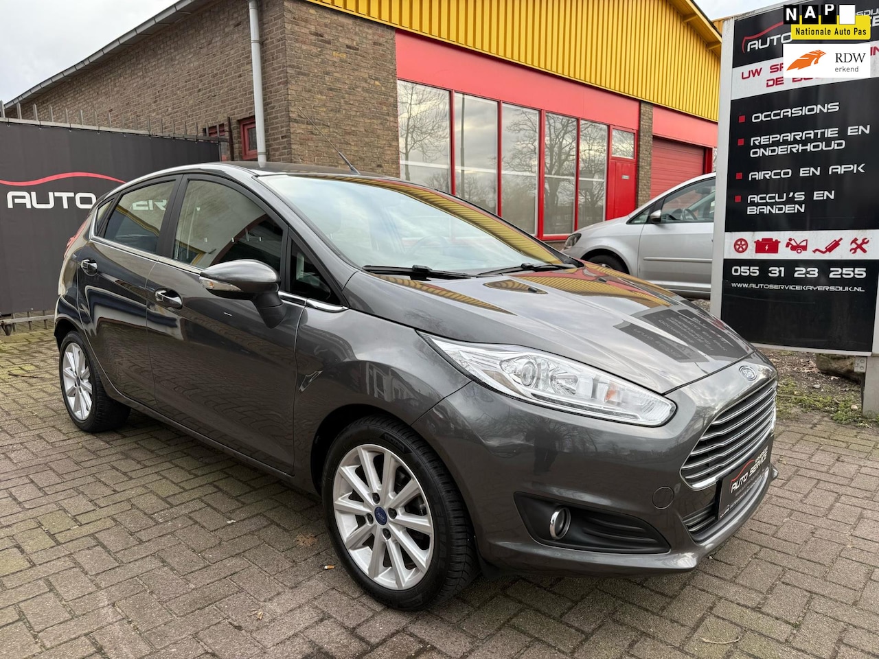 Ford Fiesta - 1.0 EcoBoost Titanium 5 Deurs|Airco|Pdc|LMV|Apk|Beurt - AutoWereld.nl