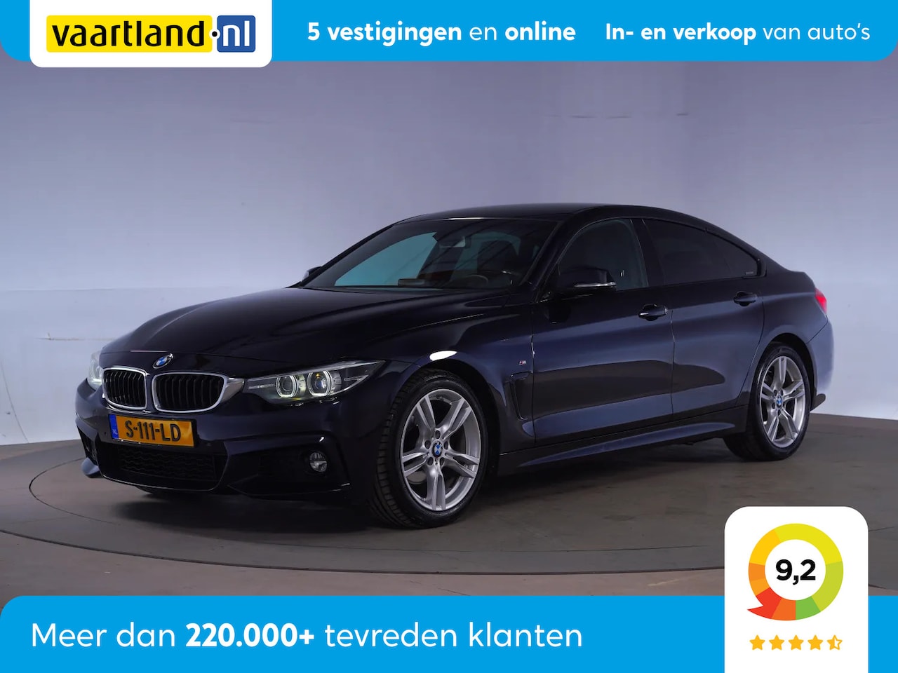 BMW 4-serie Gran Coupé - 420i M-sport High Executive Aut. [ Cruise Stoelverwarming PDC ] - AutoWereld.nl