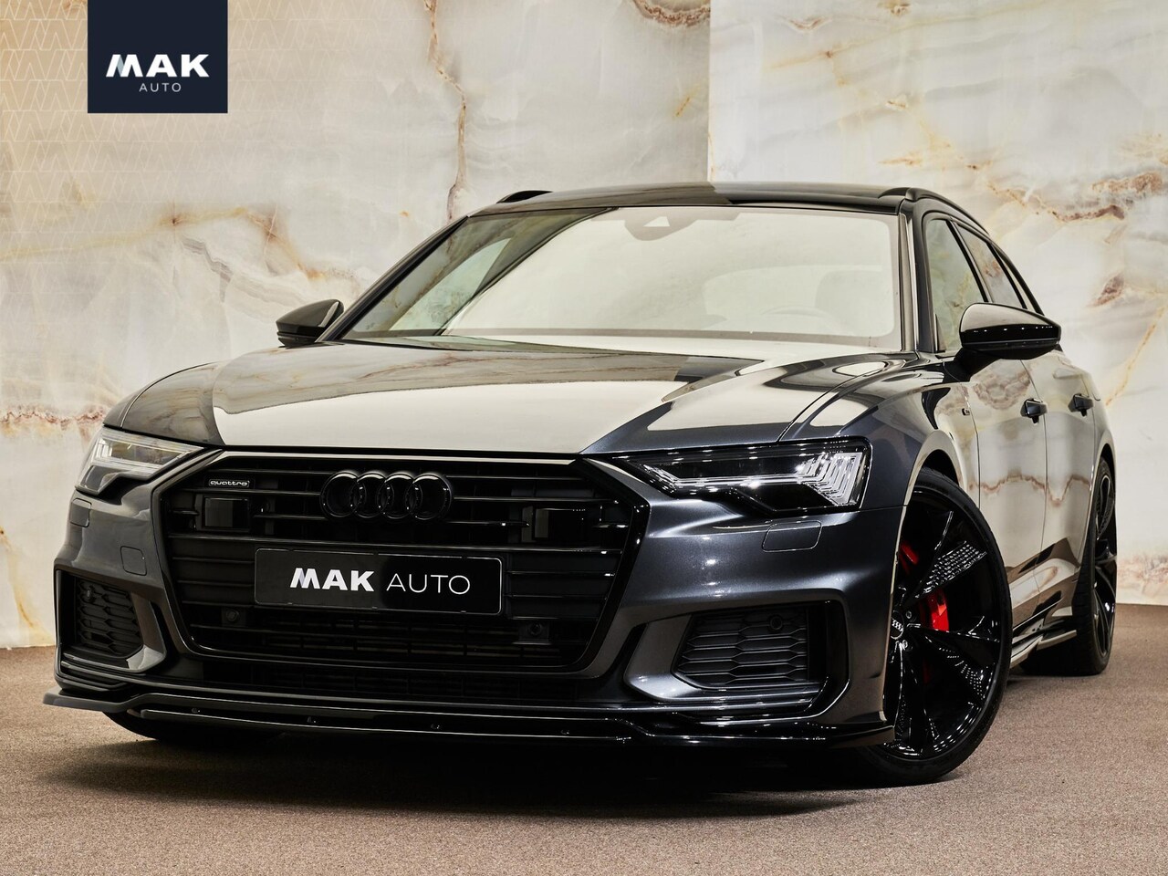 Audi A6 Avant - 55 TFSI e Quattro S Edition, pano, 21'', B&O, tr.haak, matrix-LED, ACC, keyless, privacy - AutoWereld.nl