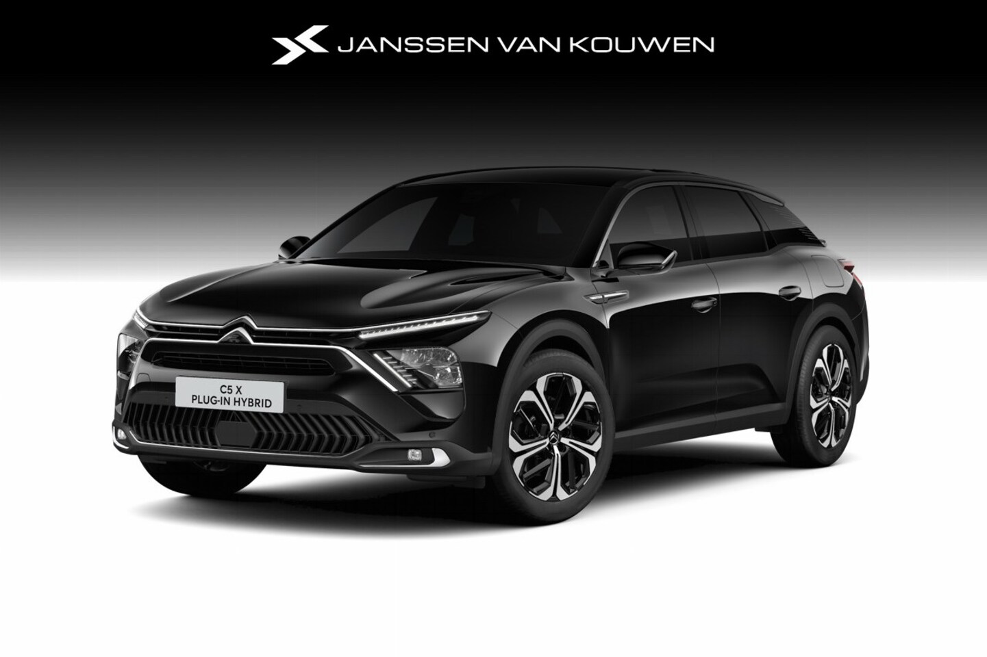 Citroën C5 X - Plug-in Hybrid 225 ë-EAT8 Max | 19" lichtmetalen velgen 'Onyx black' met Onyx black aero i - AutoWereld.nl