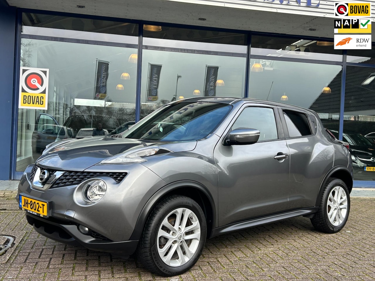 Nissan Juke - 1.2 DIG-T S/S N-Connecta Navi Camera Clima Cruise NAP NL-Auto Volledig Dealerondrhouden! - AutoWereld.nl