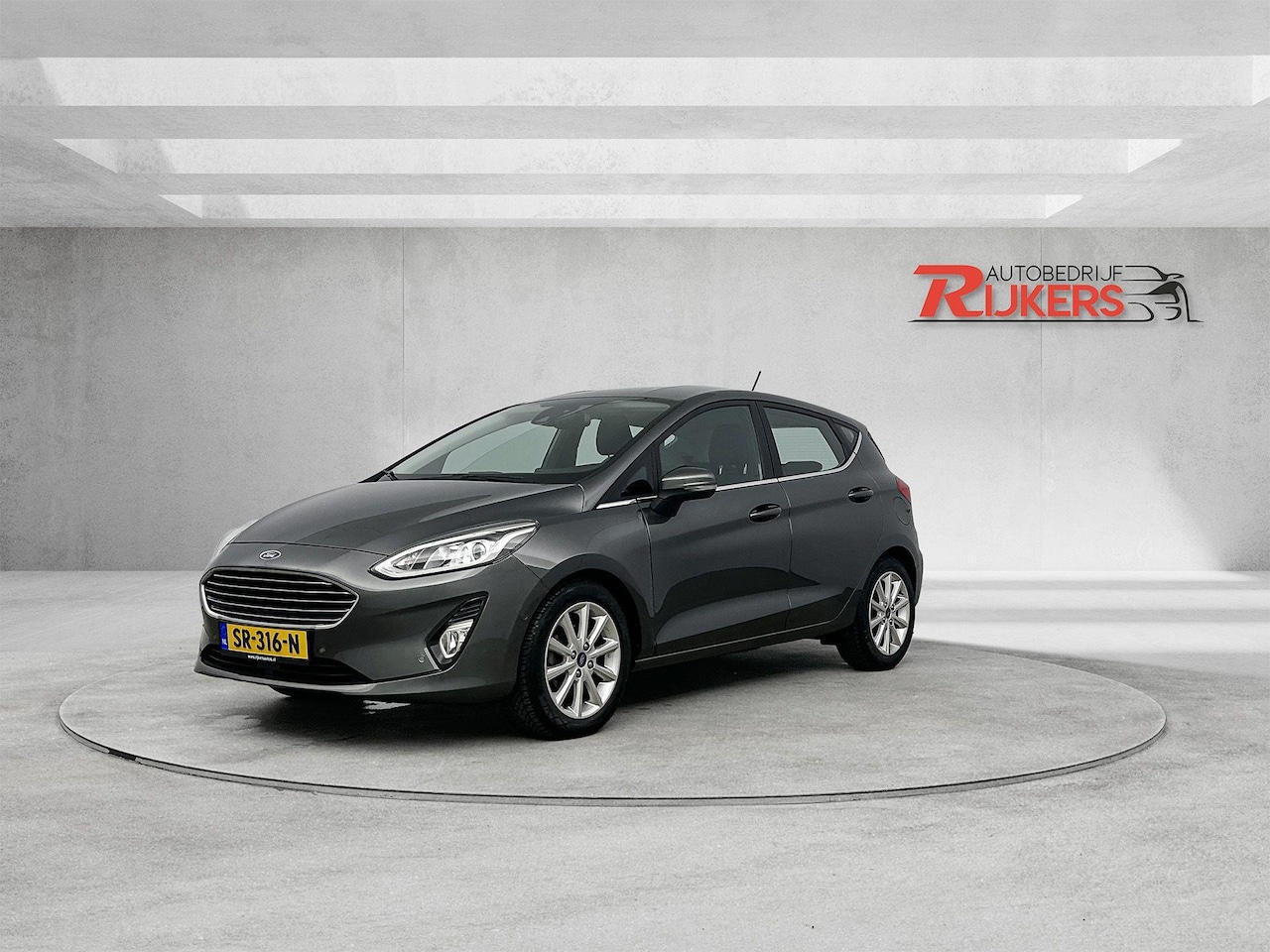 Ford Fiesta - 1.0 EcoBoost Titanium 100pk Automaat,Camera Achter,ACC,Lane Asist,Climate Control,Winterpa - AutoWereld.nl