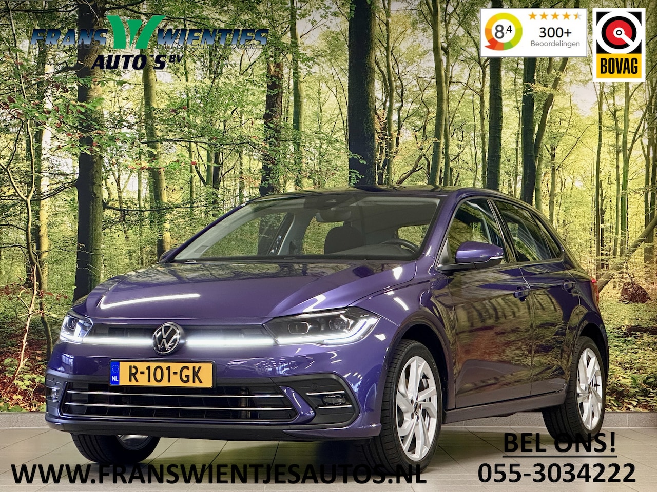 Volkswagen Polo - 1.0 TSI R-Line Business | Achteruitrijcamera | Parkeersensoren | IQ Light | Apple Carplay - AutoWereld.nl