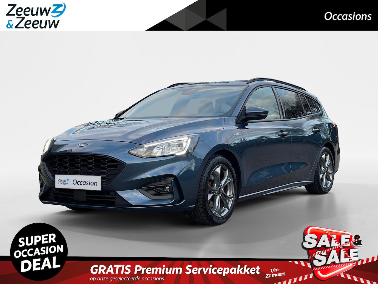 Ford Focus Wagon - 1.0 EcoBoost Hybrid ST Line X Business 125PK | Adaptieve Cruise Control | Camera | B&O | W - AutoWereld.nl