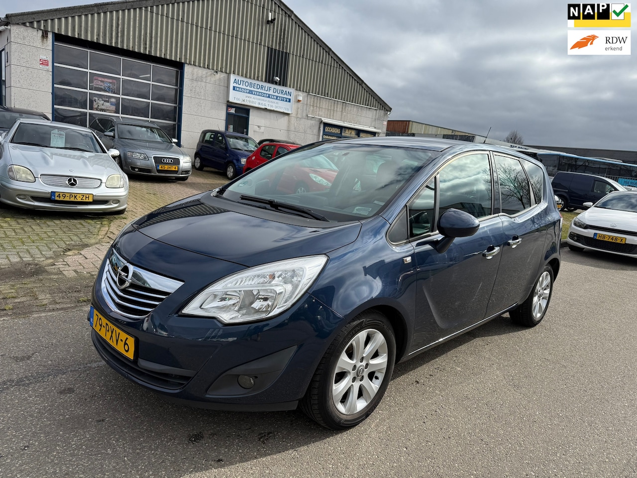 Opel Meriva - 1.4 Turbo Cosmo NAV.+ Clima Bj:2011 NAP! - AutoWereld.nl