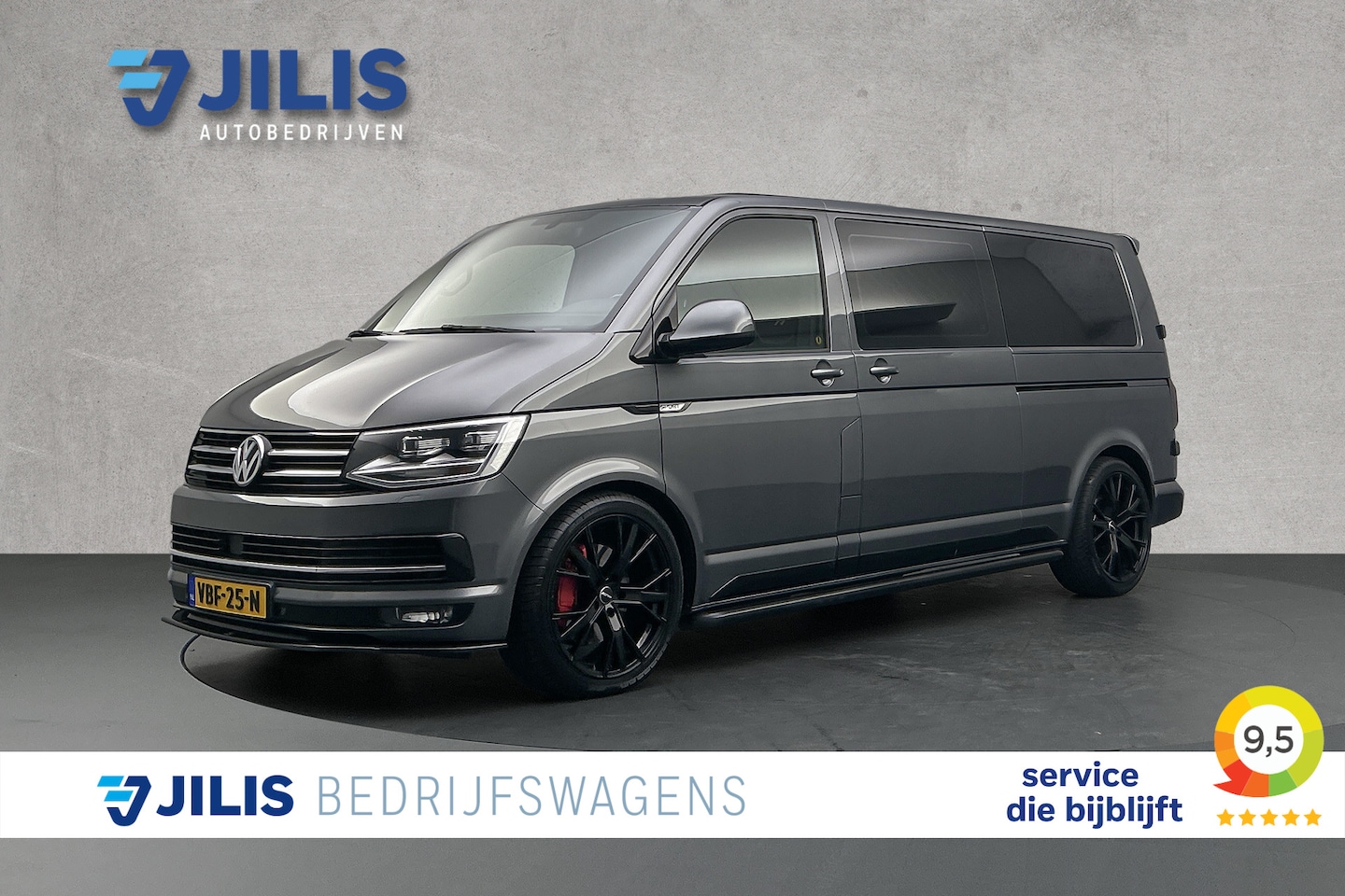 Volkswagen Transporter - 2.0 TDI L2H1 Highline | 2 Keer schuifdeur | Airconditioning | Cruise control | Parkeersens - AutoWereld.nl