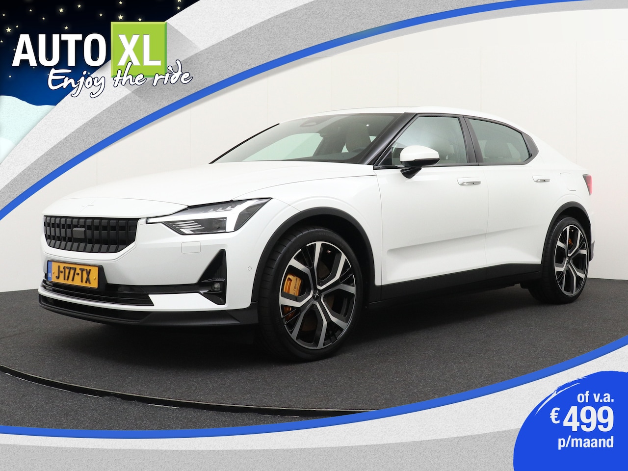 Polestar 2 - Long Range Dual Motor Performance 408 PK 78kWh Pano-dak 360* Camera Adapt. Cruise - AutoWereld.nl