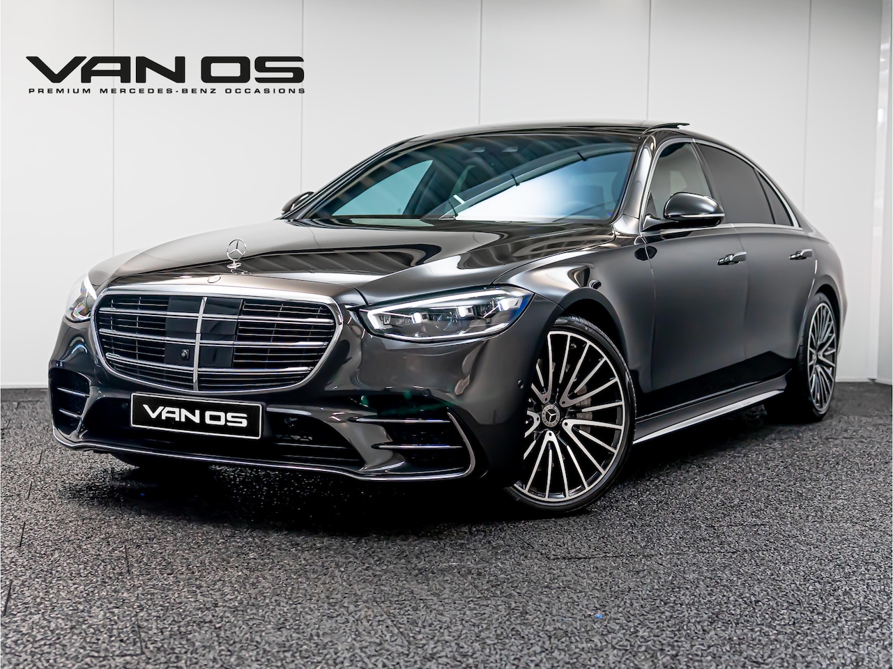 Mercedes-Benz S-klasse - S 450d 4MATIC Lang AMG Line | Achteras sturing - AutoWereld.nl