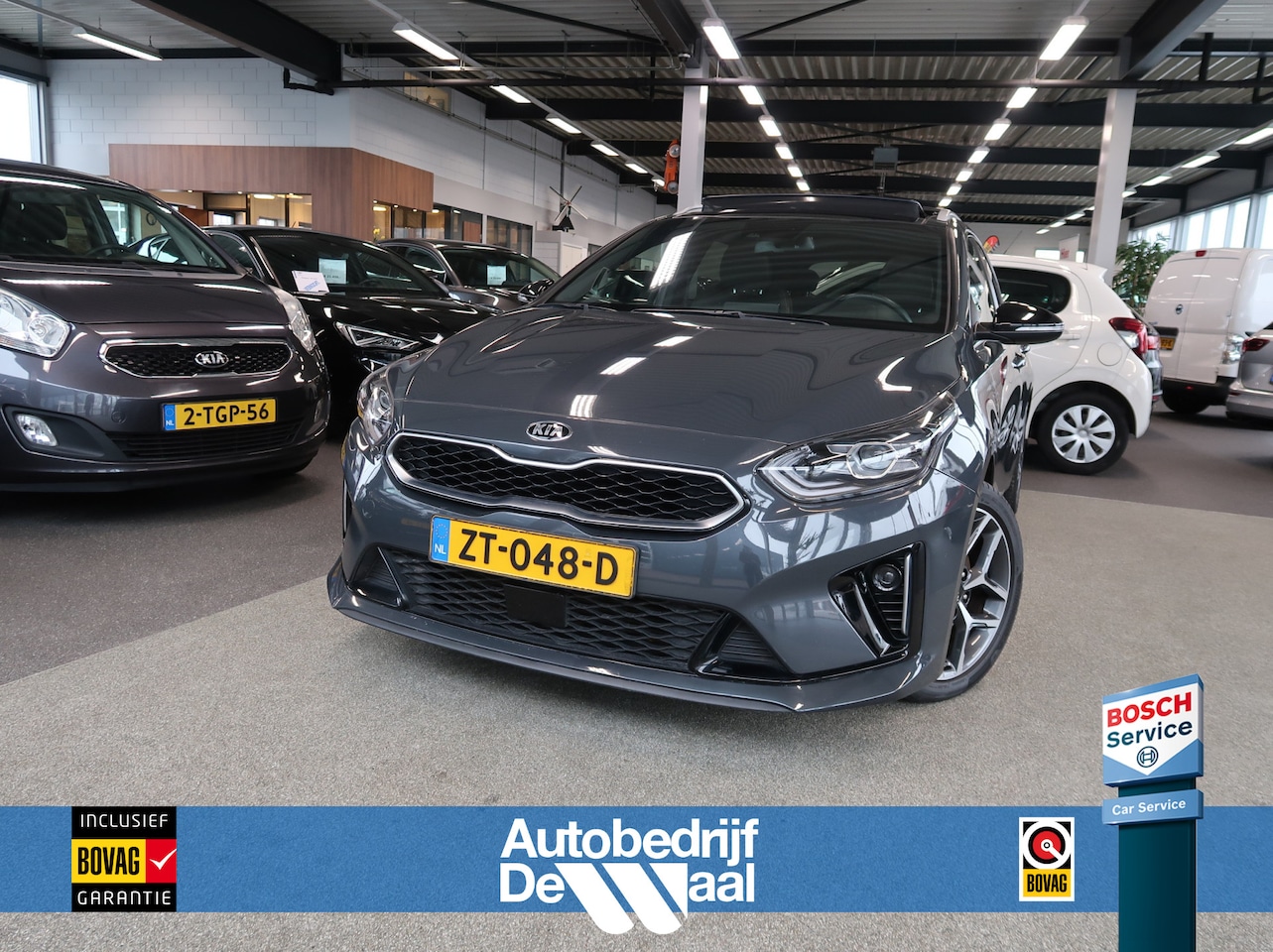 Kia Cee'd Sportswagon - Ceed 1.4 T-GDi 140pk Automaat GT-Line SCHUIFDAK/LEDER/CAMERA/KEYLESS/CARPLAY/PDC - AutoWereld.nl