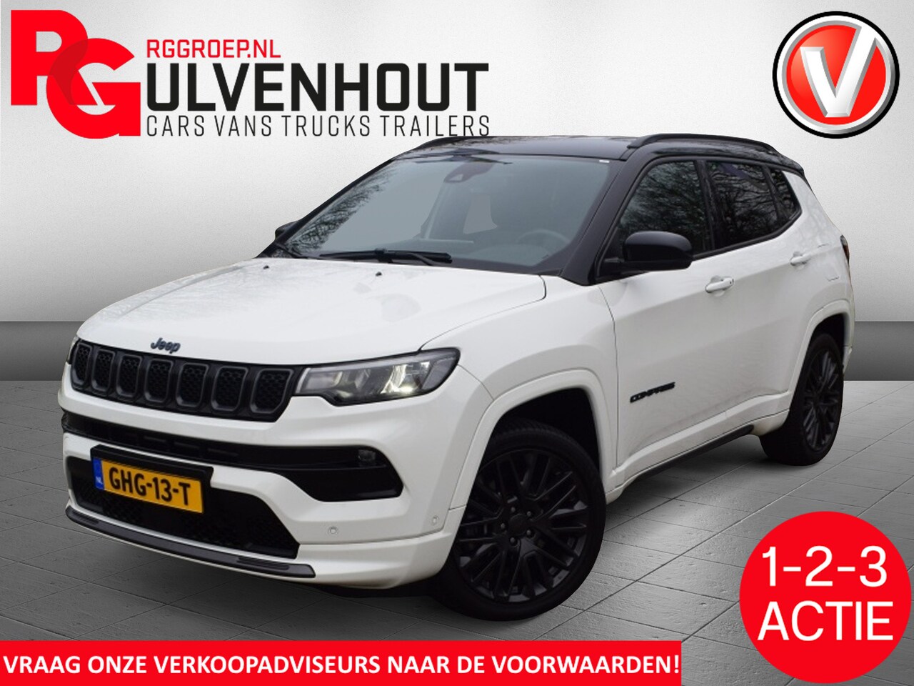 Jeep Compass - Compass S 1.3 Plug-In Hybrid | 240PK | 4WD | BOMVOL OPTIES! | RI - AutoWereld.nl