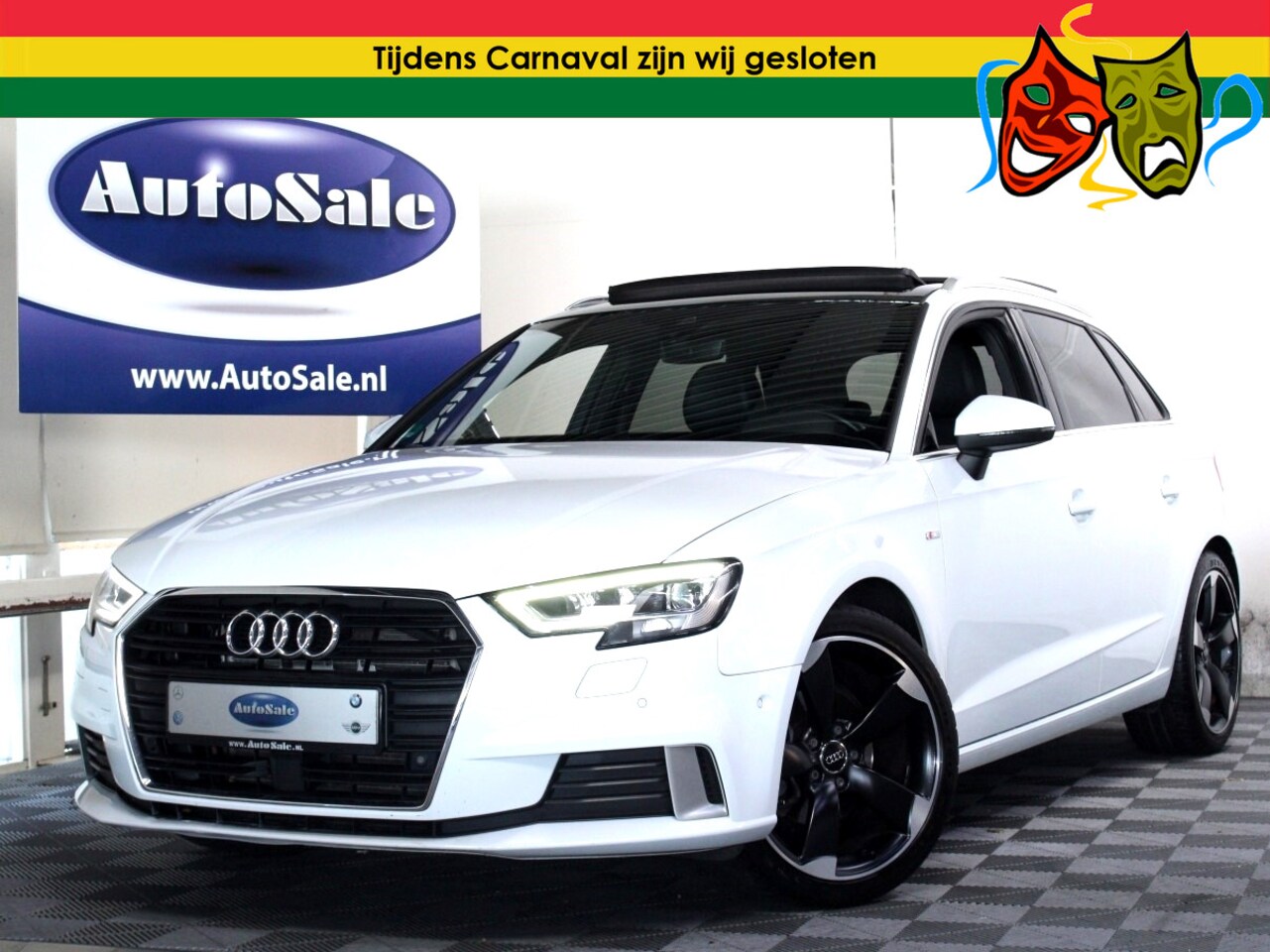 Audi A3 Sportback - 1.4 TFSI CoD S-Line AUT PANO CARPLAY VIRTUAL ACC LEER '17 - AutoWereld.nl