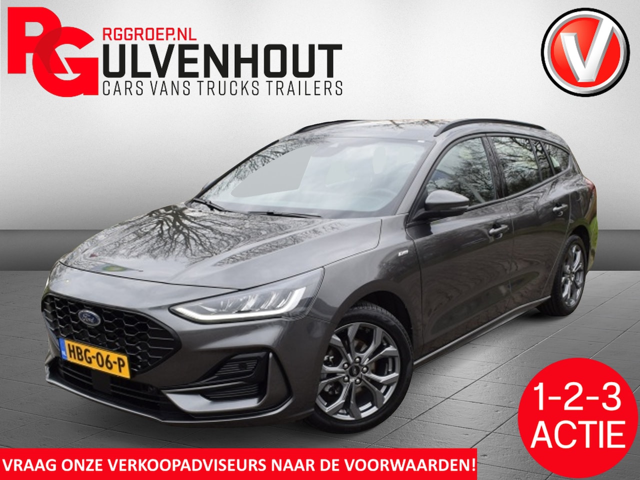 Ford Focus Wagon - 1.0 EcoBoost Hybrid 125 PK ST-Line AUTOMAAT | RIJKLAARPRIJS INCL - AutoWereld.nl