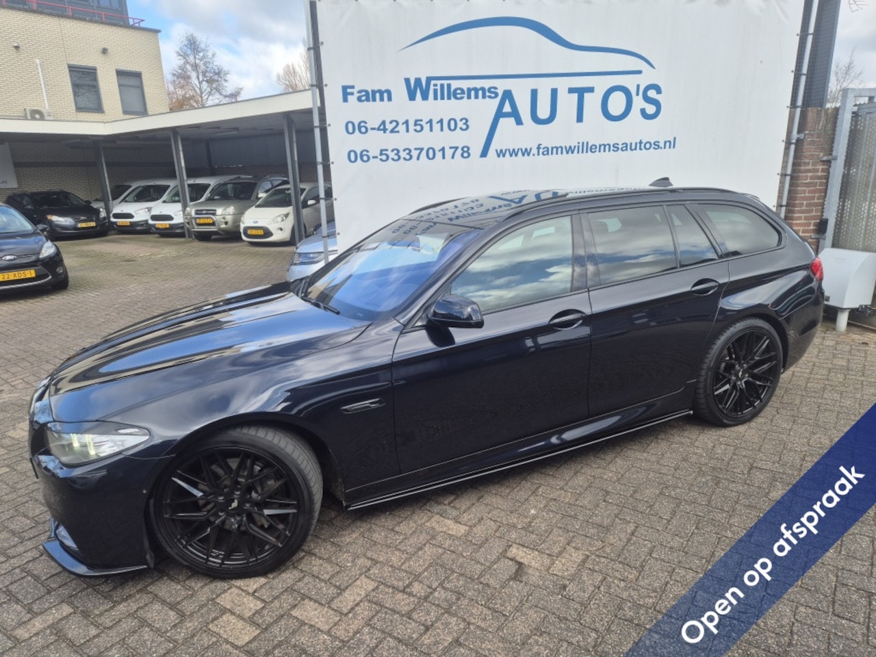 BMW 5-serie Touring - 535d High Executive Panoramadak Hud Camera M paket Nap - AutoWereld.nl