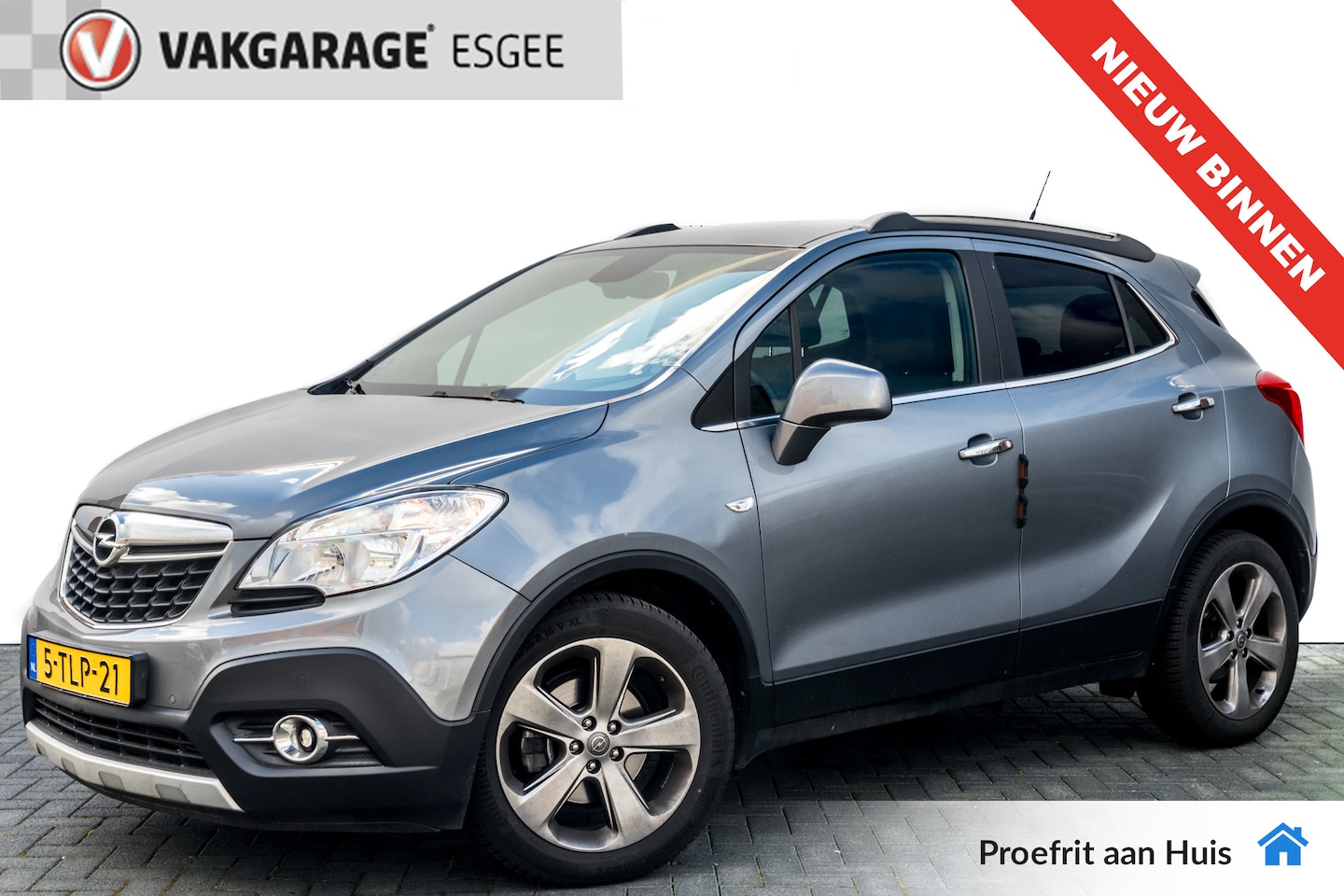 Opel Mokka - 1.4 141 PK T Cosmo AUTOMAAT RIJKLAAR Parkeersensoren V/A  | 18'' LMV | Clima | Navigatie | - AutoWereld.nl