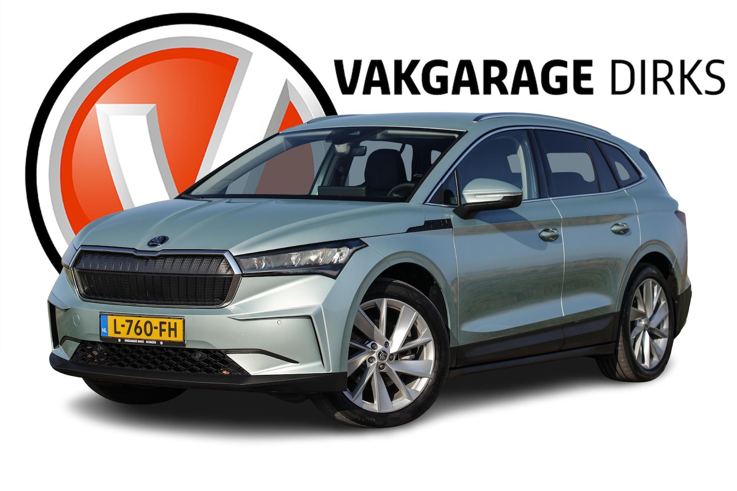 Skoda Enyaq iV - 60 ✅ Leder ✅ ACC ✅ LED ✅ Trekhaak - AutoWereld.nl