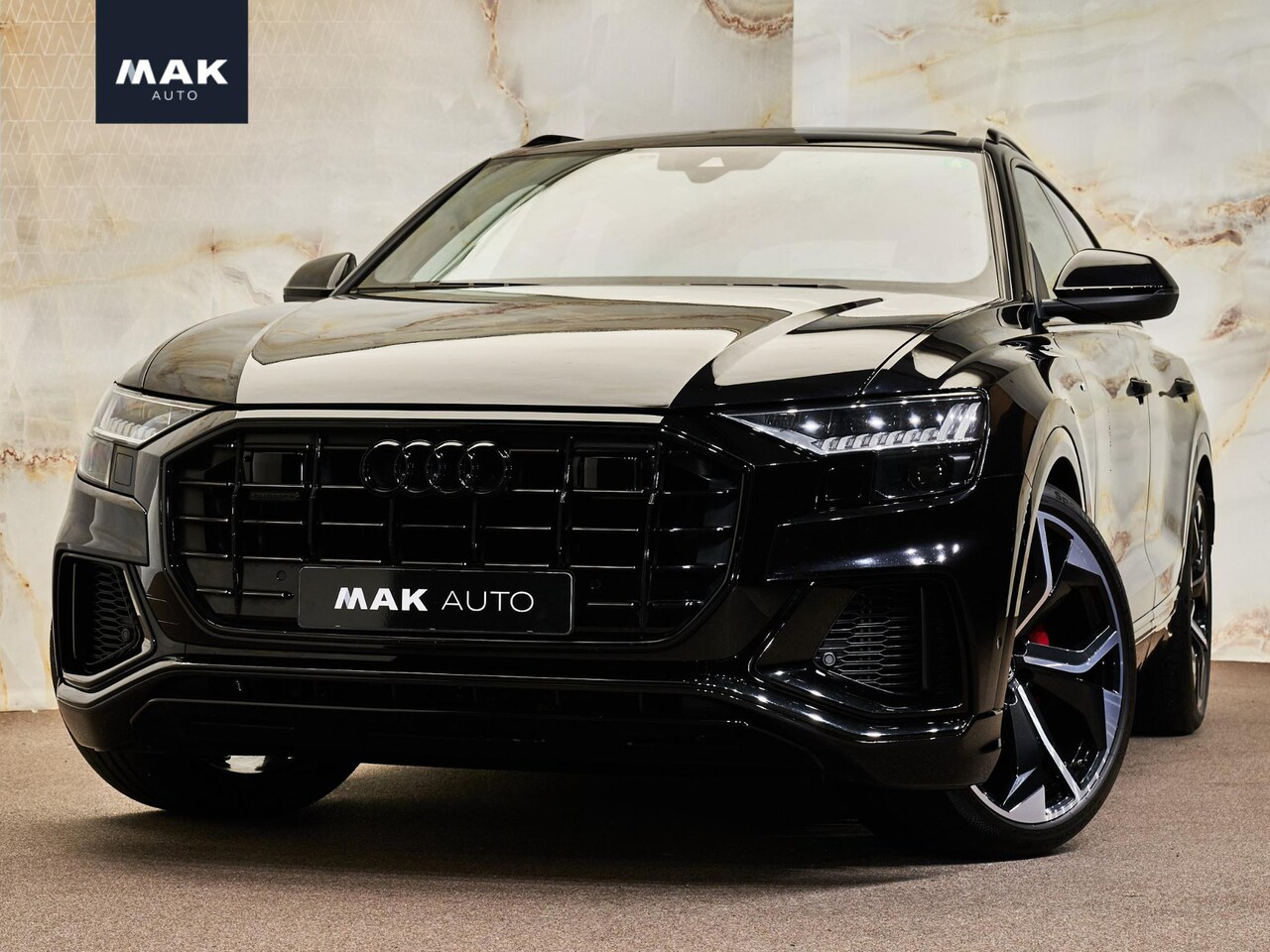 Audi Q8 - 55 TFSI quattro Pro Line S 55 TFSI Quattro Pro Line S, 23", pano, S sportstoelen, luchtv., tr.haak, massage, B&O, HUD - AutoWereld.nl