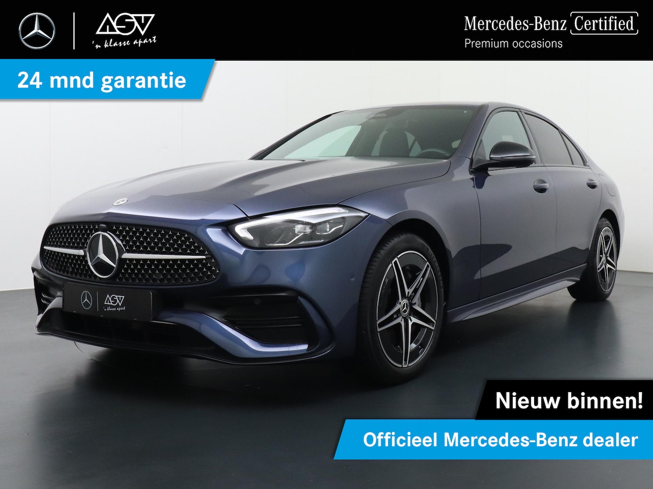 Mercedes-Benz C-klasse - 300 e AMG Line Wegklapbare trekhaak, Burmester Surround, Winterpakket - AutoWereld.nl