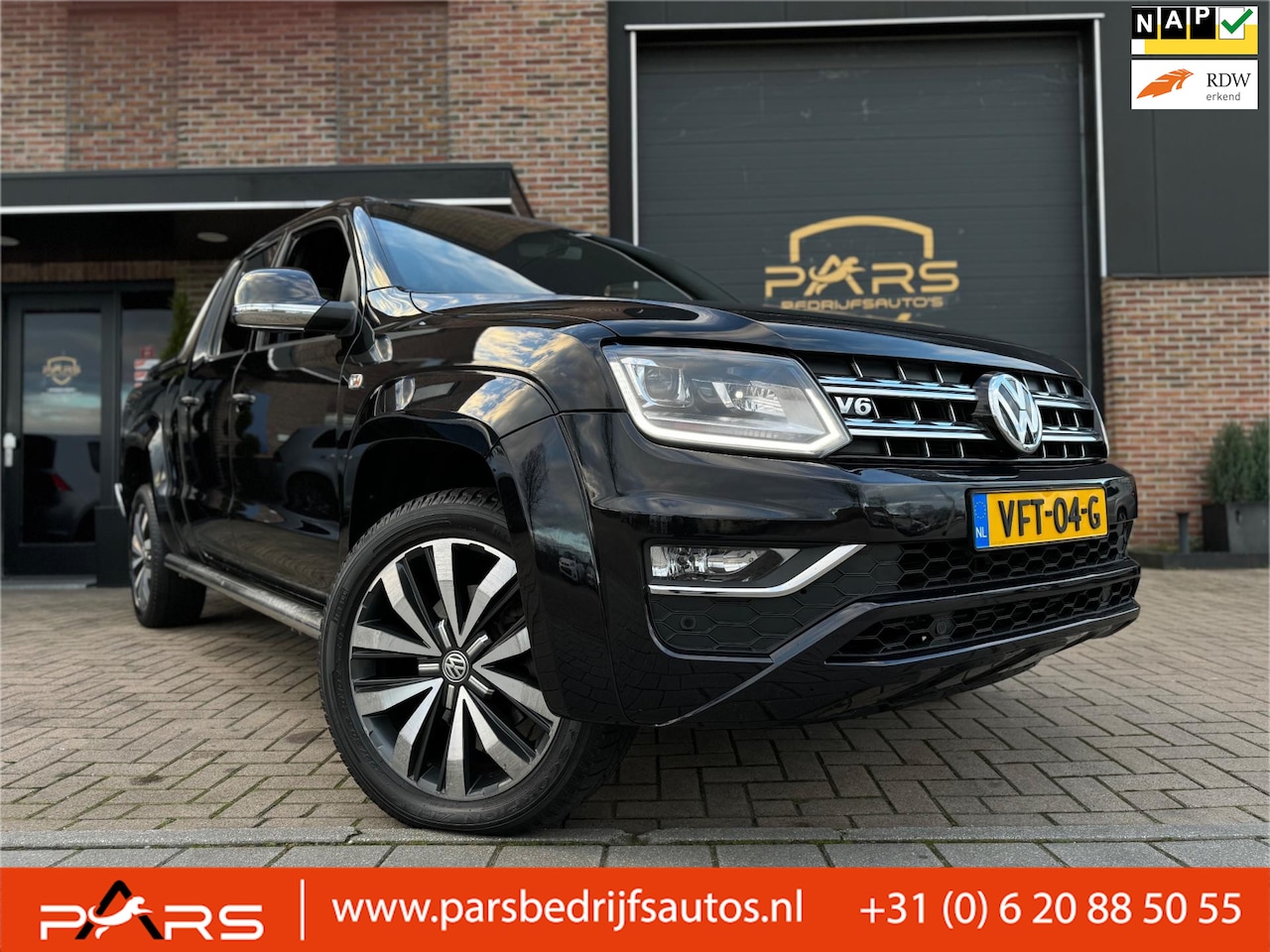 Volkswagen Amarok - 3.0 TDI 4Motion 4x4 260PK Automaat DC Aventura Dubbelle Cab 5 Persoons Airco Navi Cruise C - AutoWereld.nl