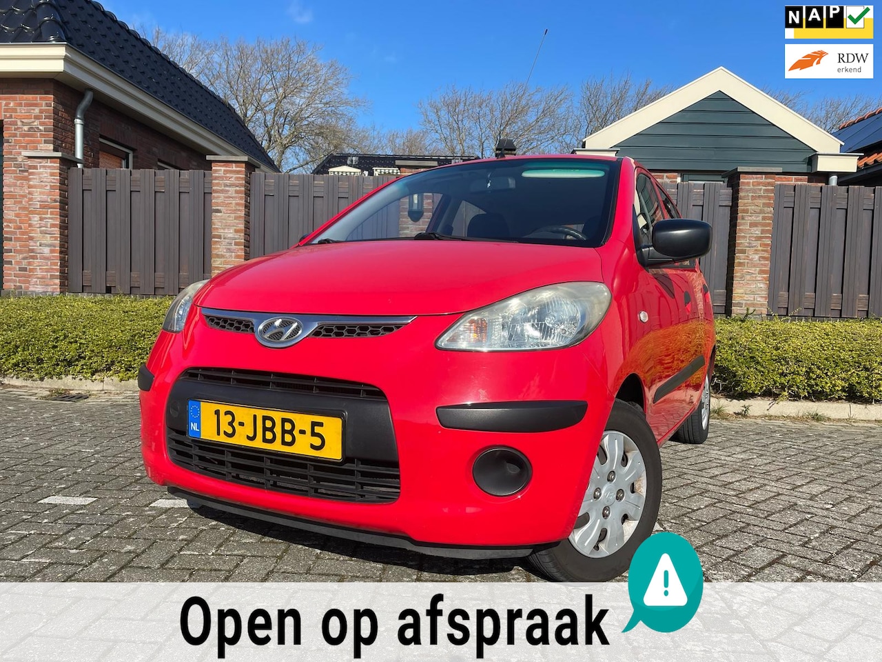 Hyundai i10 - 1.1 Active 5 deurs elektrisch pakket HOGE INSTAP - AutoWereld.nl