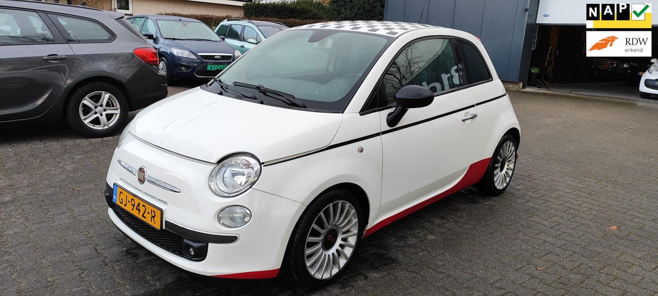 Fiat 500 - 1.2 Naked bj 2008 airco - AutoWereld.nl