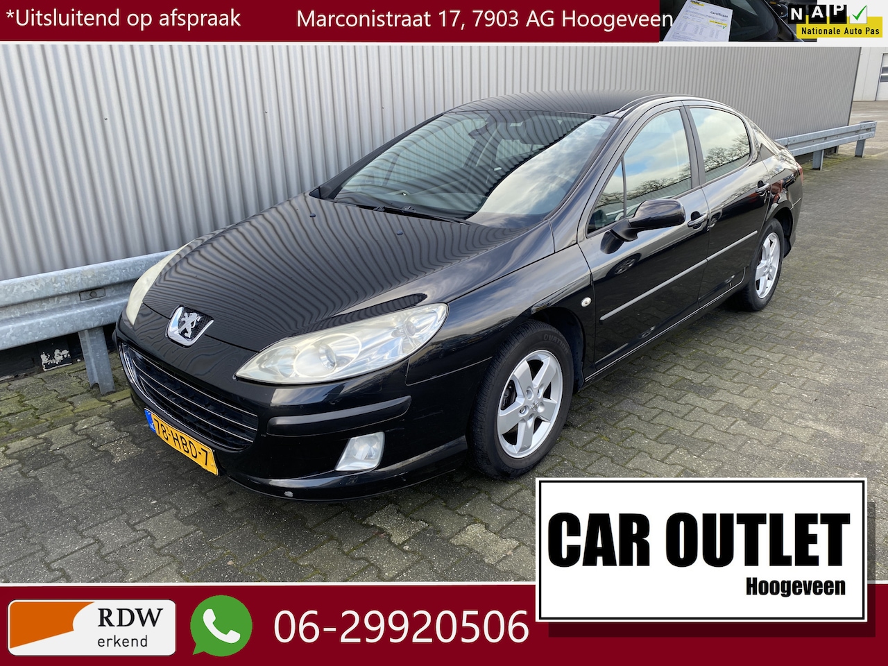 Peugeot 407 - 1.8-16V Premium Clima, CC, LM, Trekh, nw. APK – Inruil Mogelijk – - AutoWereld.nl