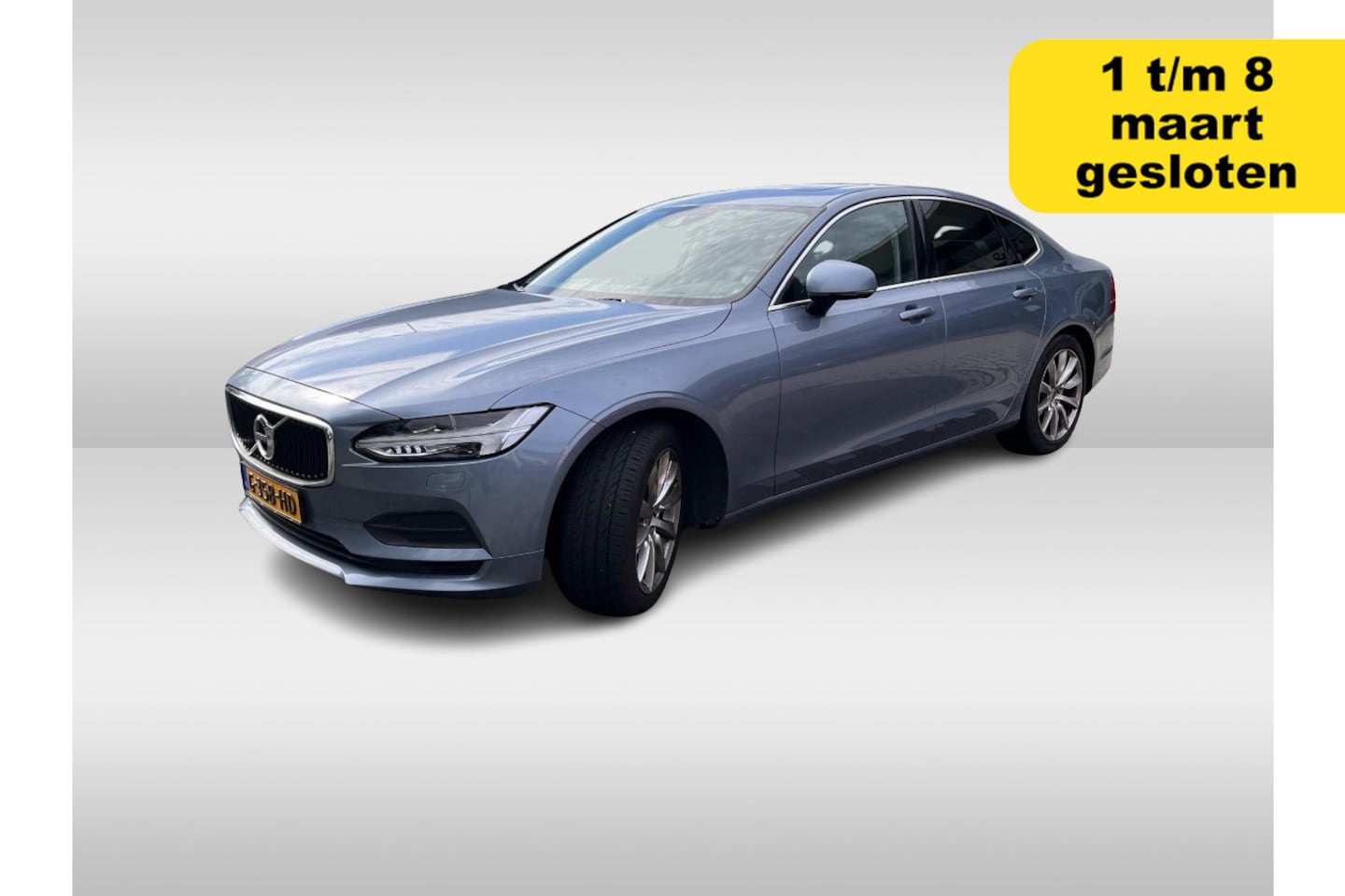 Volvo S90 - 2.0 D4 Momentum+ / Schuifdak / Head-up / Leder / 18'' / Navigatie / Parkeerhulp V+A / Stuu - AutoWereld.nl