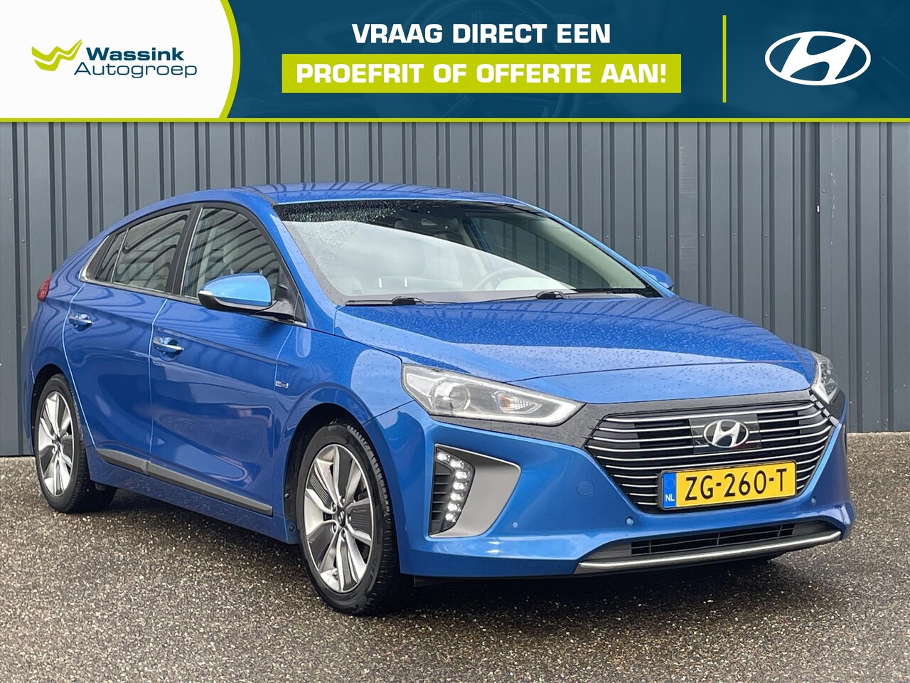 Hyundai IONIQ - 1.6 GDI Blue HEV 141 pk DCT First Edition Navi | Camera | Trekhaak voor Fietsendrager | Le - AutoWereld.nl