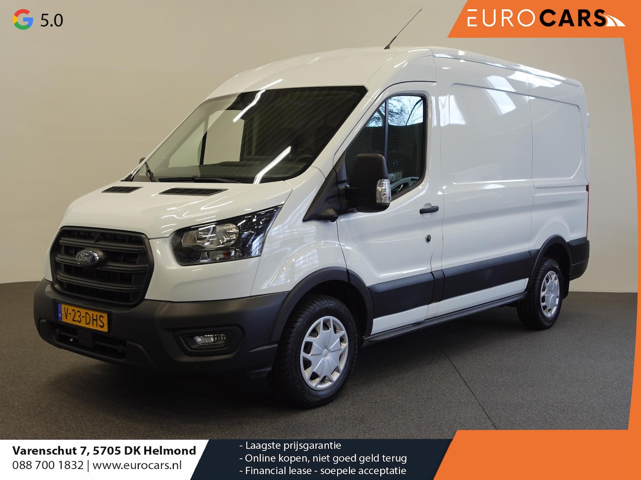 Ford Transit - 310 2.0 TDCI L2H2 Trend Automaat Airco Navigatie Bluetooth Camera Cruise Control - AutoWereld.nl