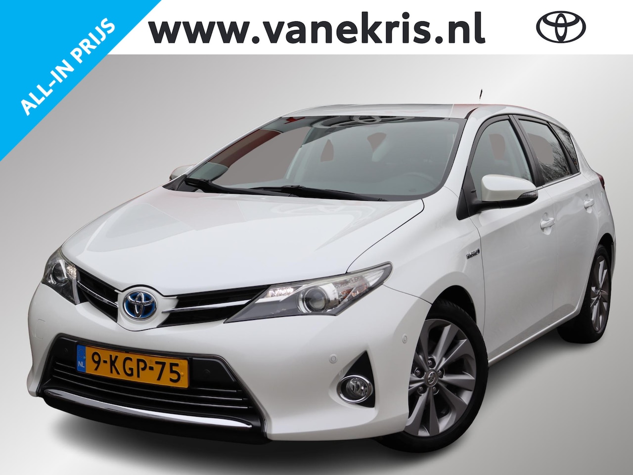 Toyota Auris - 1.8 Hybrid Executive 1.8 Hybrid Executive, JBL, Half Leder - AutoWereld.nl