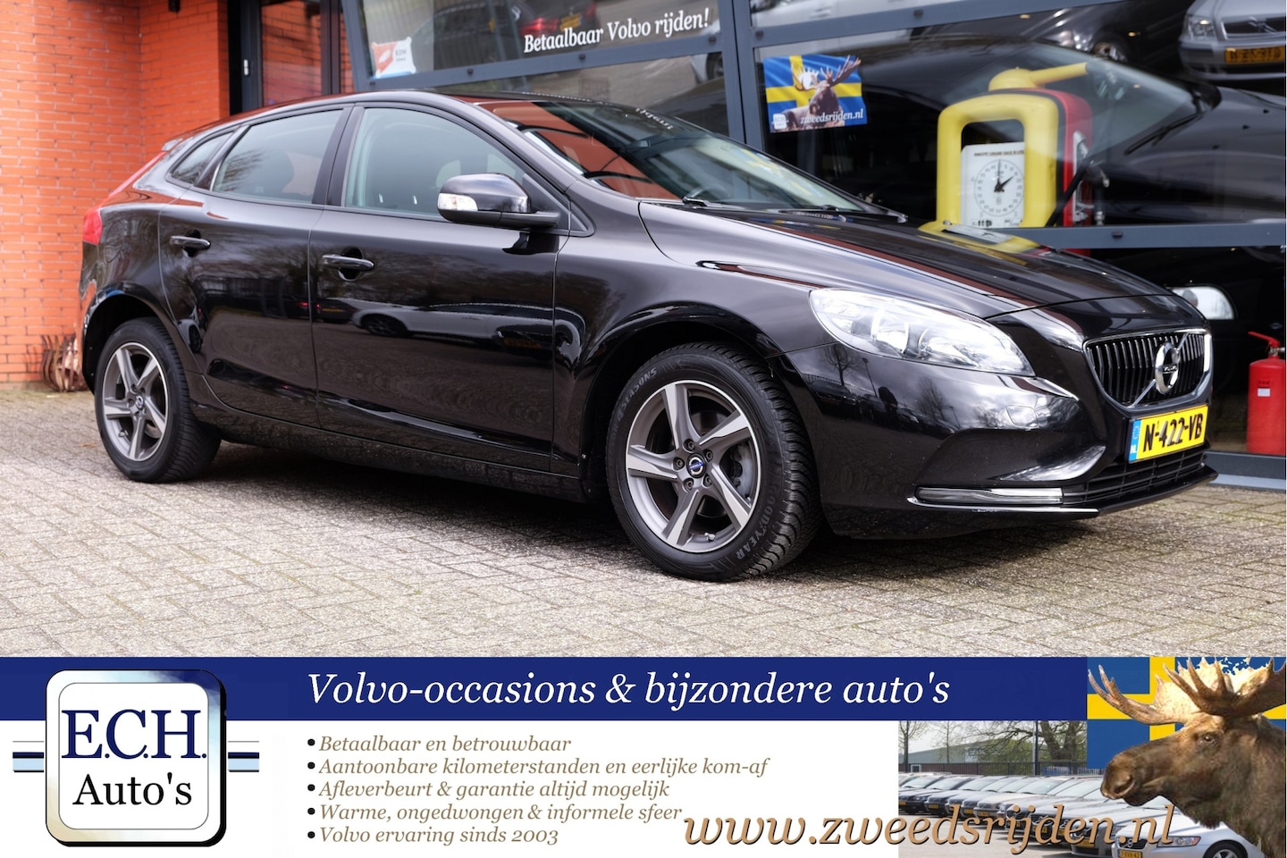 Volvo V40 - 2.0 D2 Kinetic 2.0 D2 120 pk Kinetic, Navi, Airco - AutoWereld.nl