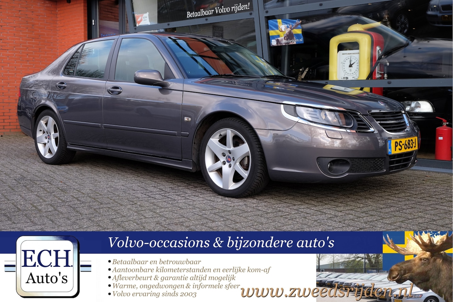 Saab 9-5 - 2.3t Linear 2.3t 185 pk Linear, Trekhaak, 17 inch - AutoWereld.nl