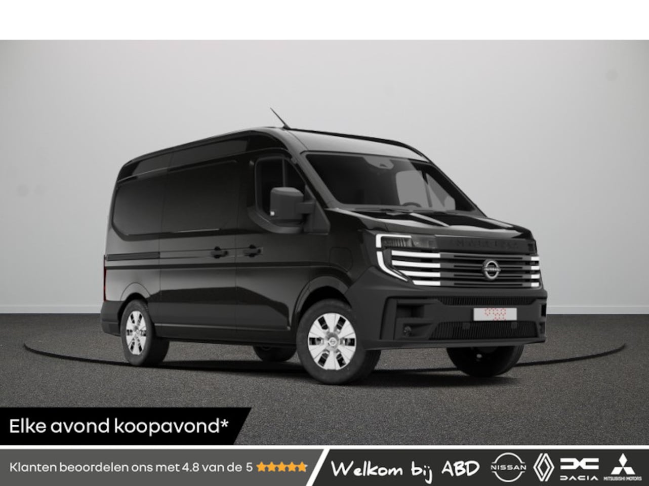 Nissan Interstar-e - Gesloten Bestel L2H2 3.5T 87 kWh 143 1AT Limited + Trekhaak | 7" TFT kleuren instrumentenp - AutoWereld.nl