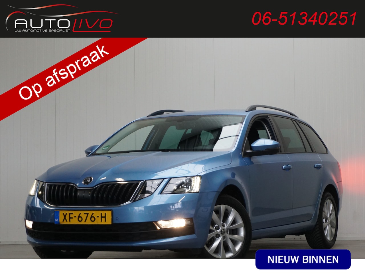 Skoda Octavia Combi - 1.0 TSI Greentech Ambition Business NAVI CLIMA PDC CRUISE PDC TREKHAAK etc. - AutoWereld.nl