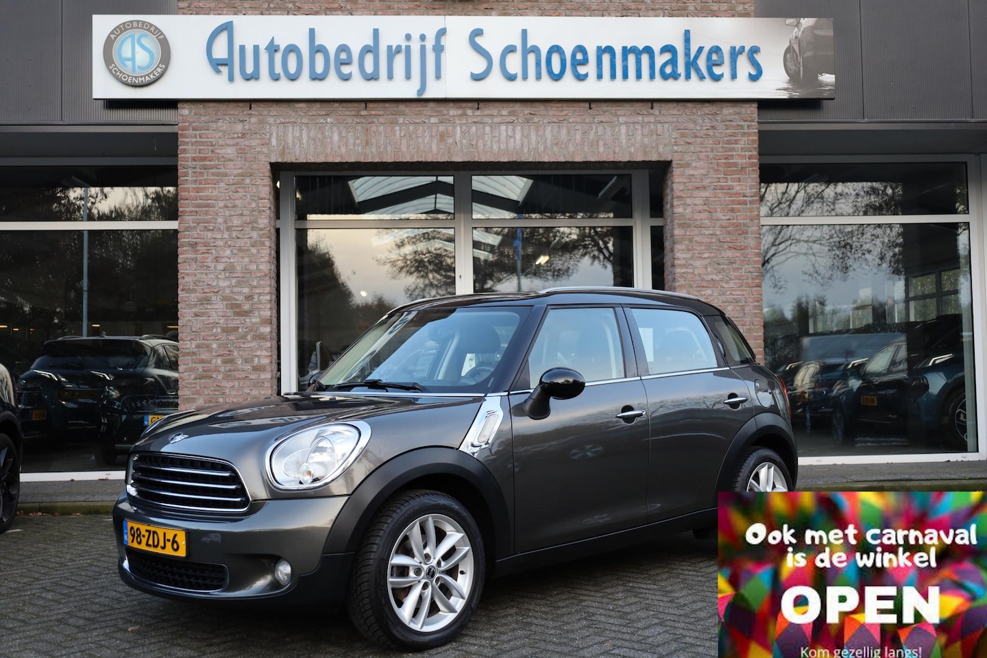 MINI Countryman - Mini 1.6 Cooper Edition LEER STOELVERWARMING NAVI SFEERVERLICHTING CRUISE 17"LMV PDC CLIMA - AutoWereld.nl