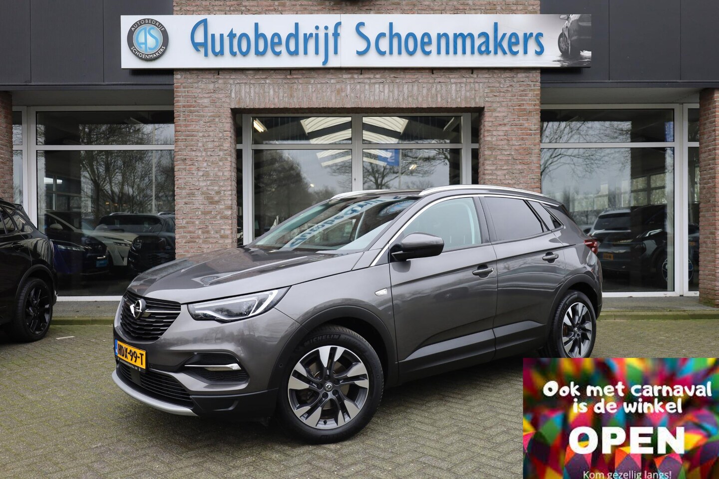 Opel Grandland X - 1.2 Turbo Innovation LEER+MEMORY CAMERA STOELVENTILATIE 4xSTOELVERW. RUIT+STUURVERW. NAVI - AutoWereld.nl