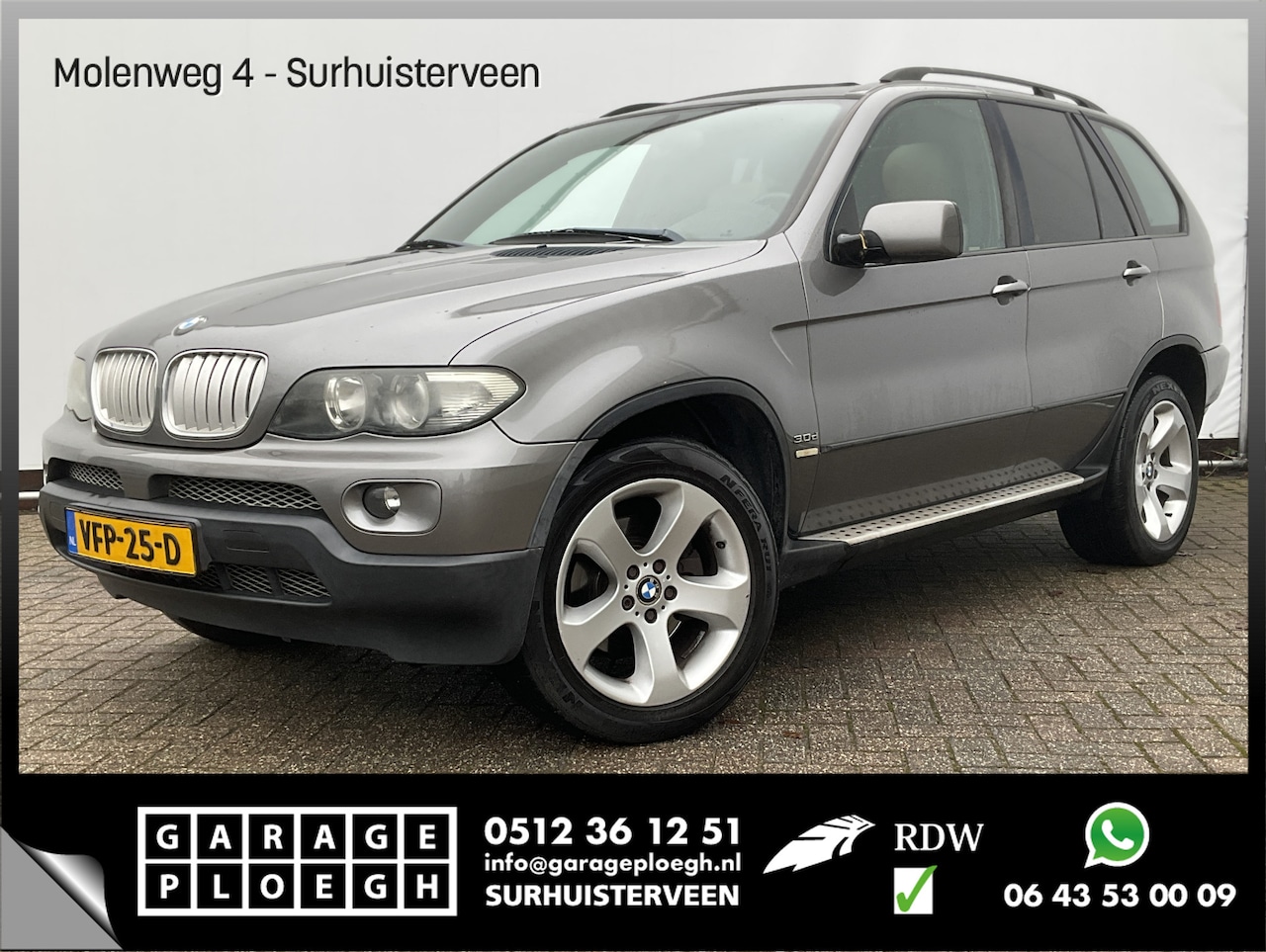 BMW X5 - 3.0D Marge Grijs kenteken Youngtimer Pano Automaat Nav/Cam Leder Stoelverw! - AutoWereld.nl