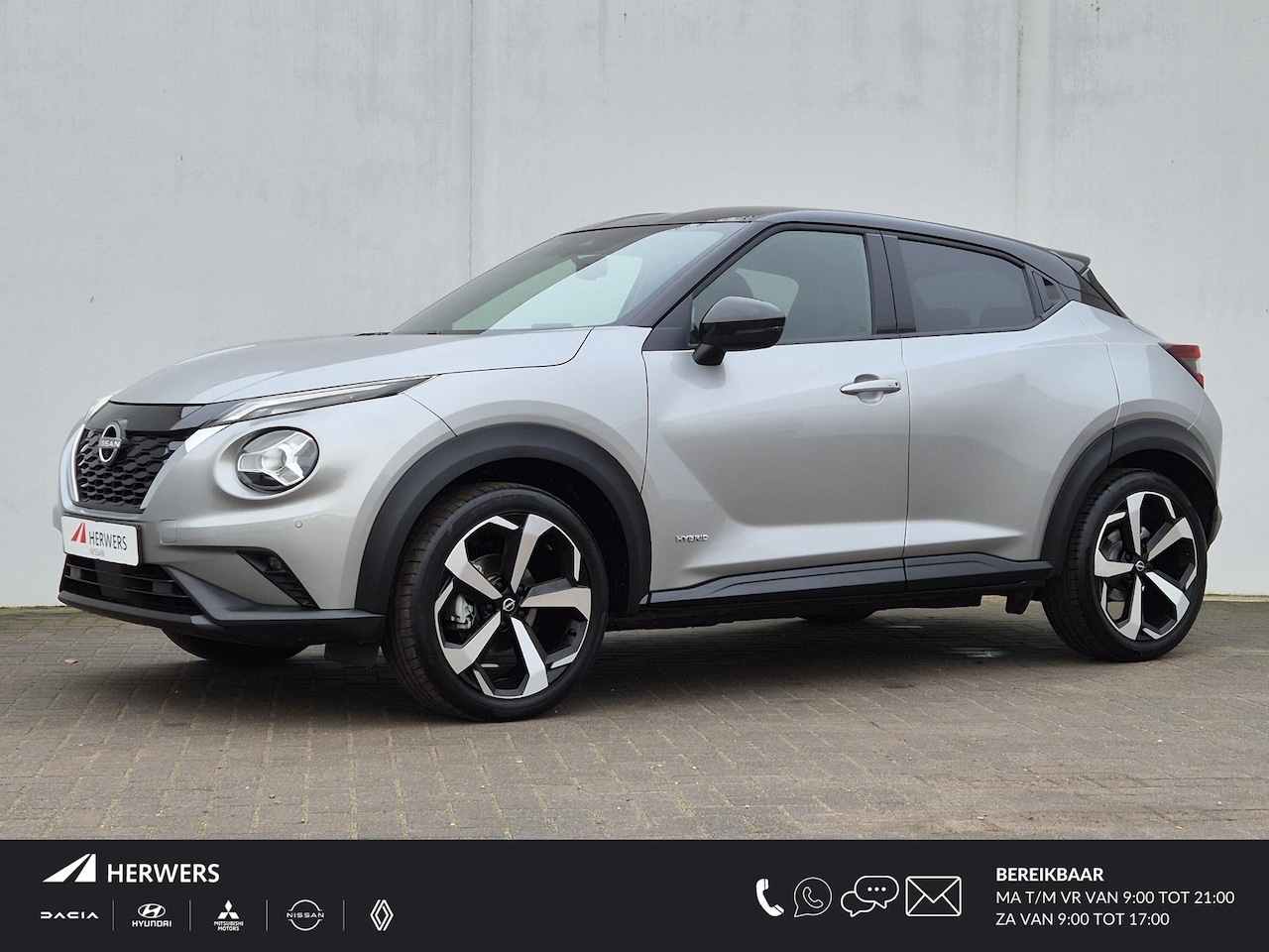 Nissan Juke - 1.6 Hybrid Tekna Automaat / Cold Pack / Bose Sound / Rondomzicht camera / Adaptief cruise - AutoWereld.nl