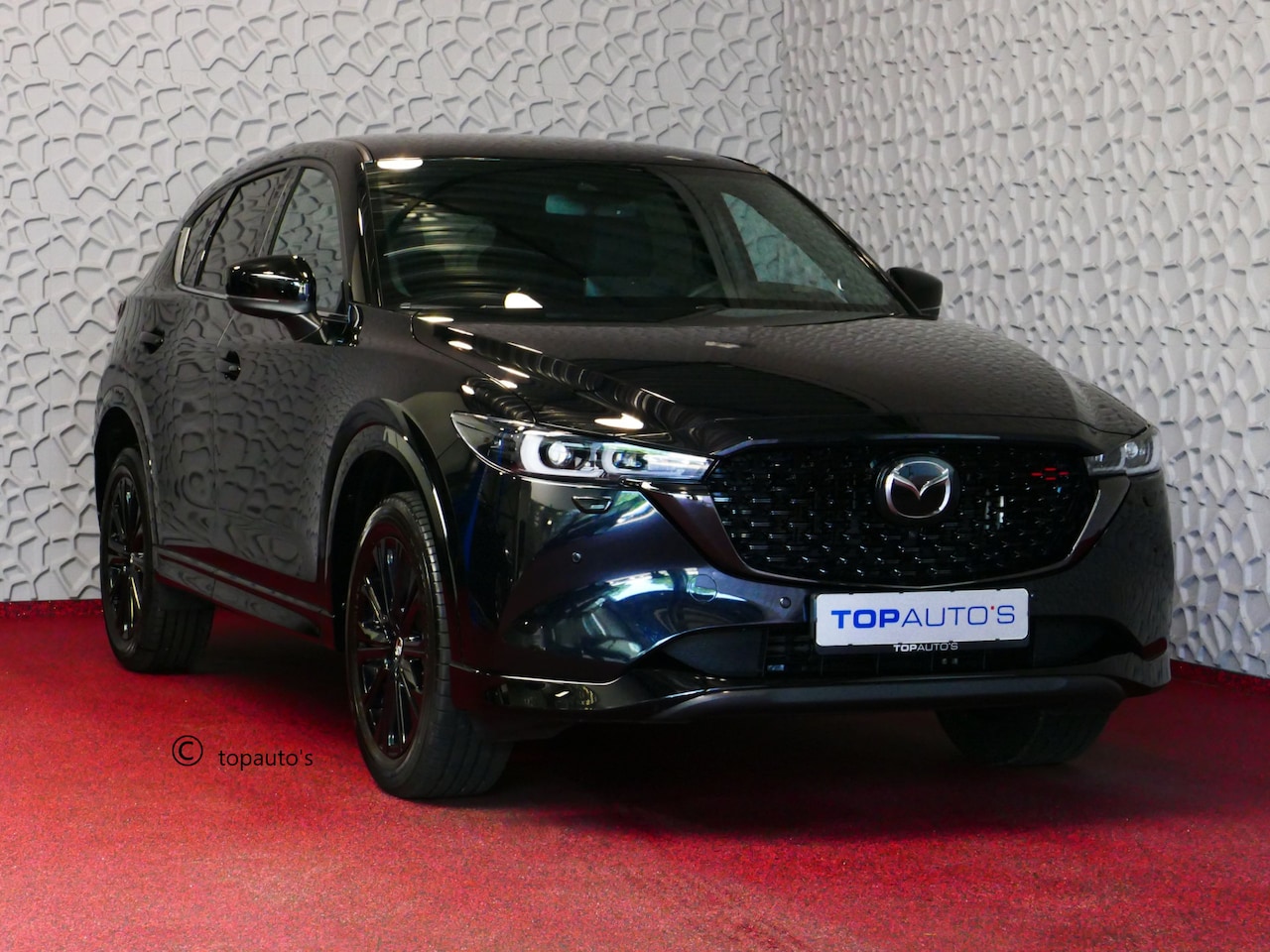 Mazda CX-5 - E-SKYACTIV MHEV 2.0 165 PK HOMURA LEER BOSE ELEK.KLEP HEADUP 360.CAMERA 19''LMV FULL LED C - AutoWereld.nl