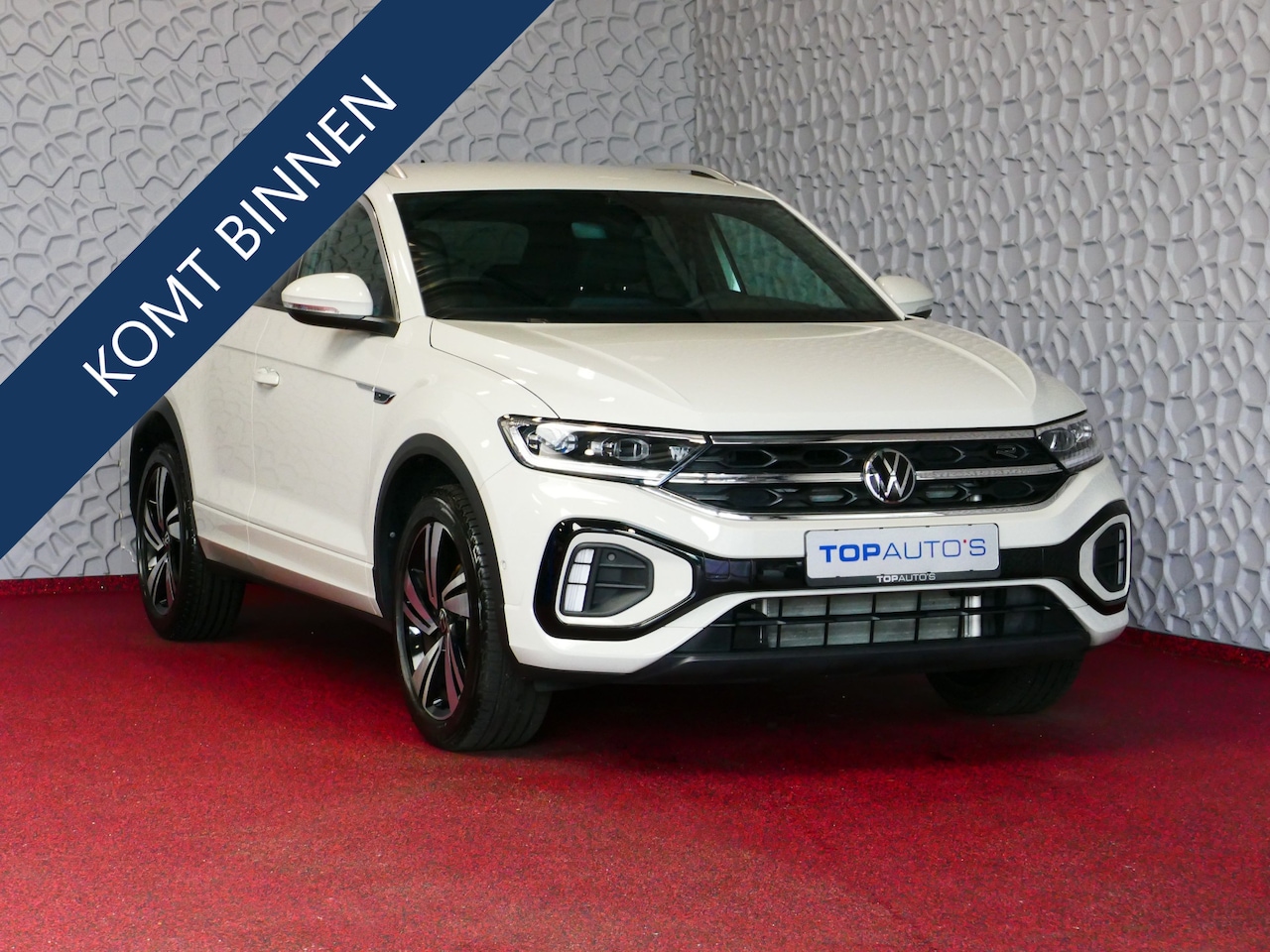 Volkswagen T-Roc - 1.5 TSI 150PK R-LINE EVO IQ LIGHT ALCANTARA ELEK.KLEP CARPLAY STOEL/STUUR VERW. 18"LMV VIR - AutoWereld.nl