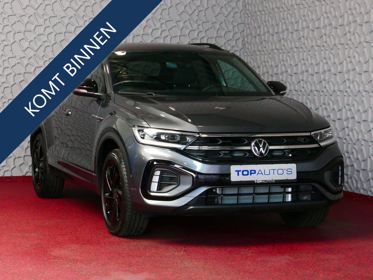 Volkswagen T-Roc - 1.5 TSI 150PK R-LINE BLACKLINE EVO IQ LIGHT ALCANTARA ELEK.KLEP CARPLAY STOEL/STUUR VERW. - AutoWereld.nl