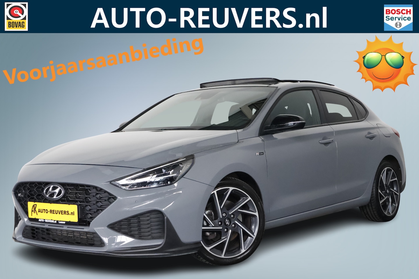 Hyundai i30 Fastback - 1.5 T-GDi MHEV N Line / Opendak / LED / Aut / CarPlay / Leder / Cam - AutoWereld.nl