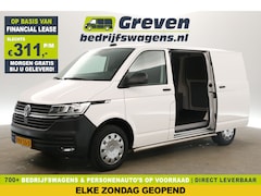 Volkswagen Transporter - 2.0 TDI L1H1 Airco Carplay Cruise 2xSchuifdeur 3 Persoons Navi Parkeersensoren DAB+ Sideba