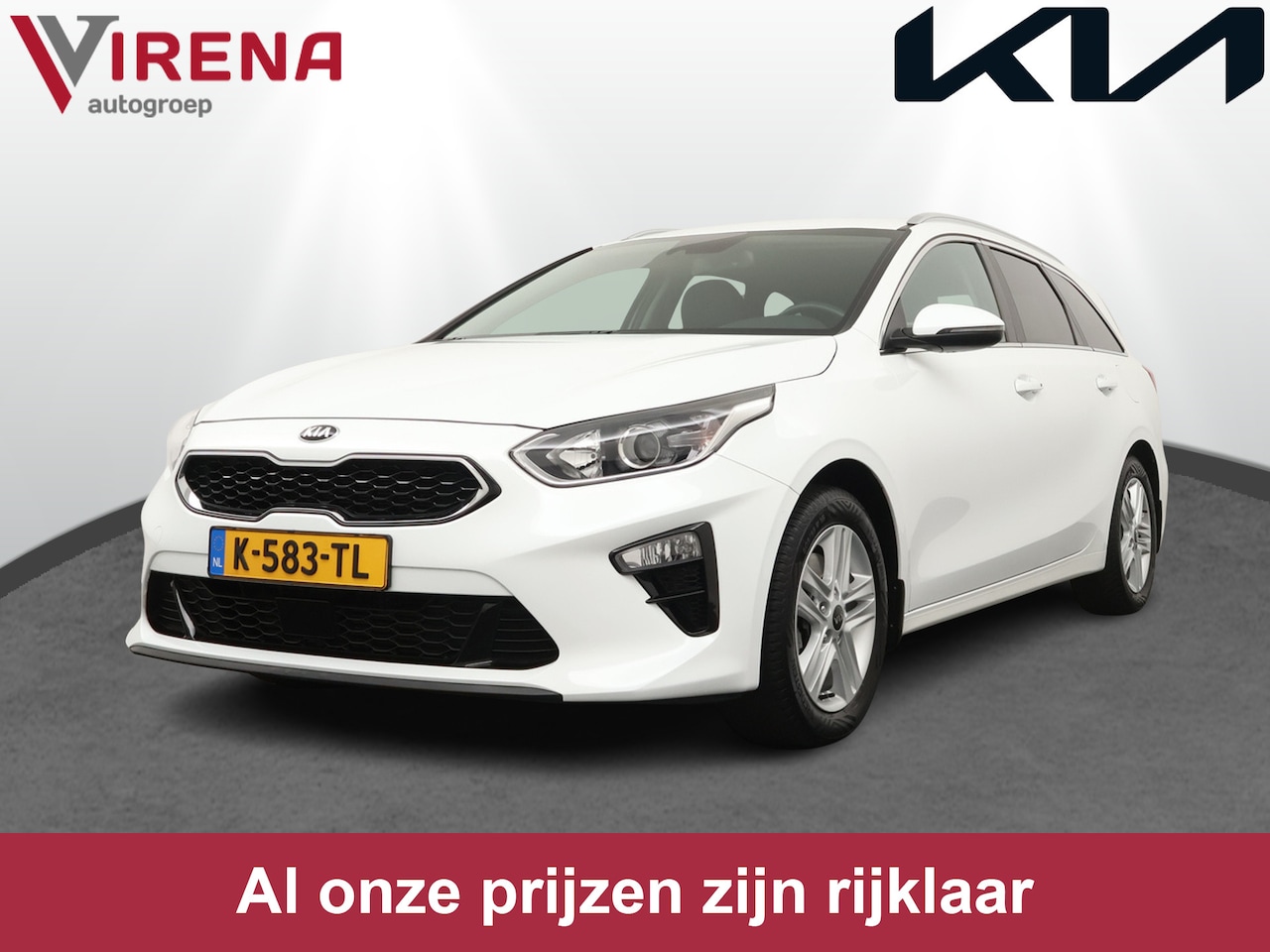 Kia Cee'd Sportswagon - Ceed 1.0 T-GDi DynamicPlusLine - Stoelverwarming - Navigatie - Trekhaak - Apple Carplay/An - AutoWereld.nl